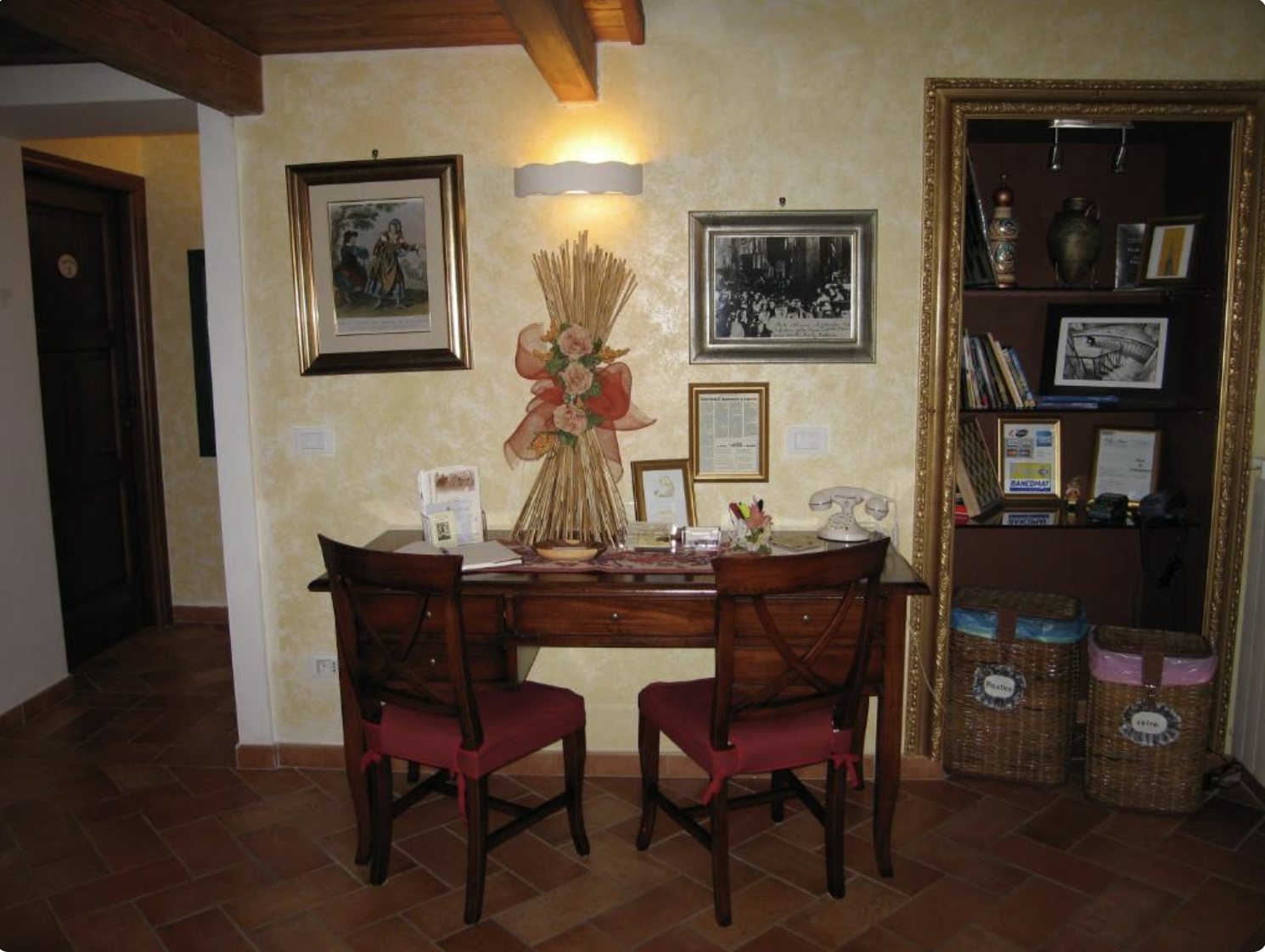 Sala con camino