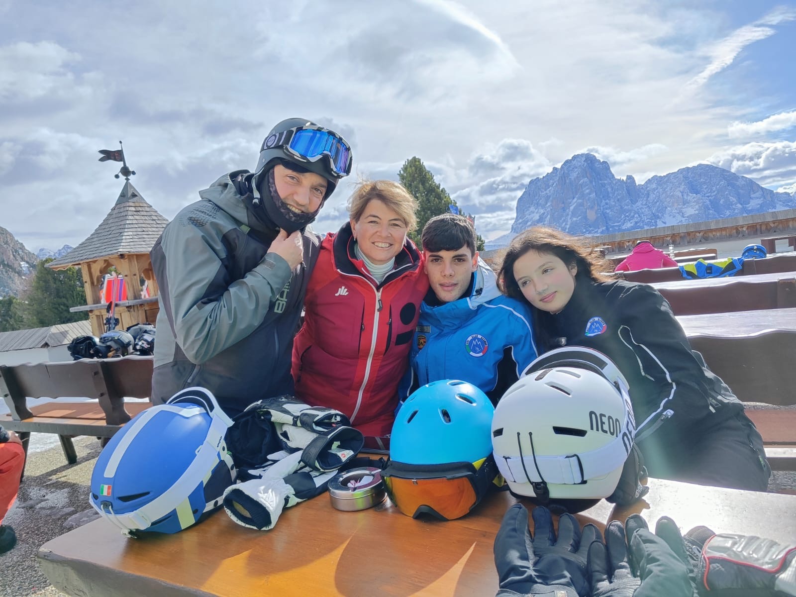 Alessandra & her family